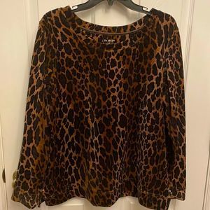 EUC Leopard Sweatshirt